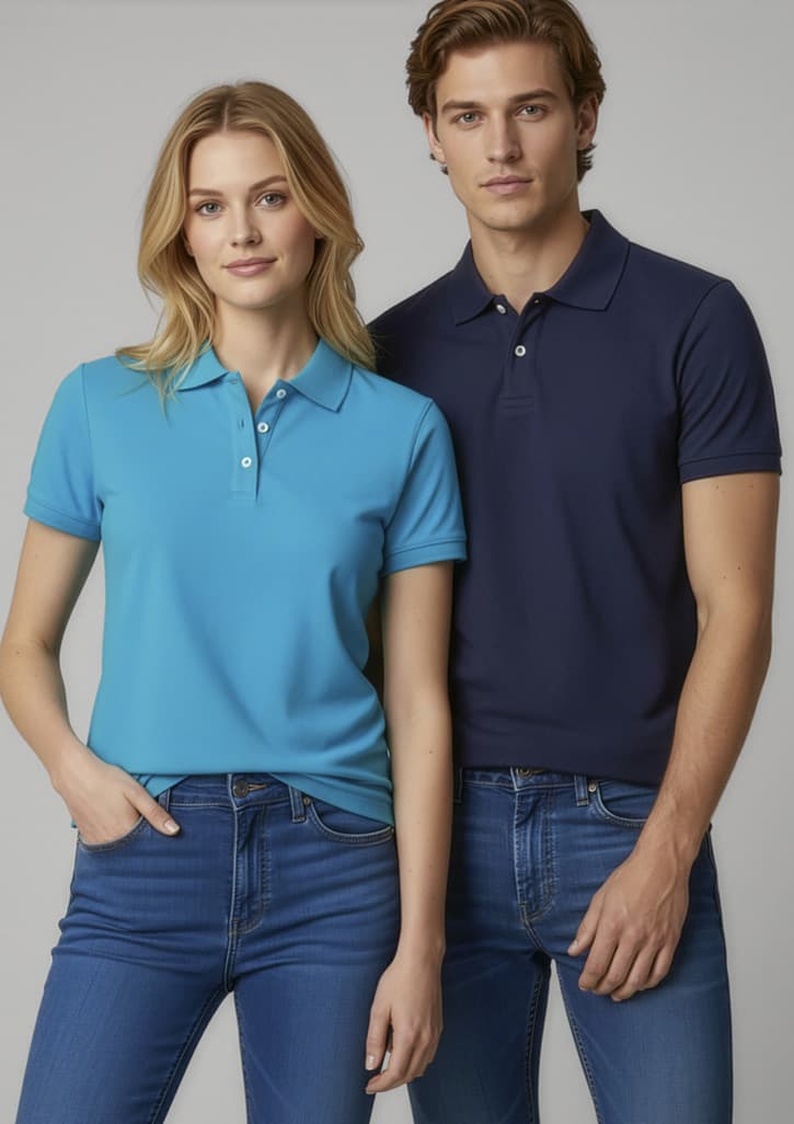 Womens Neon Short Sleeve Polo