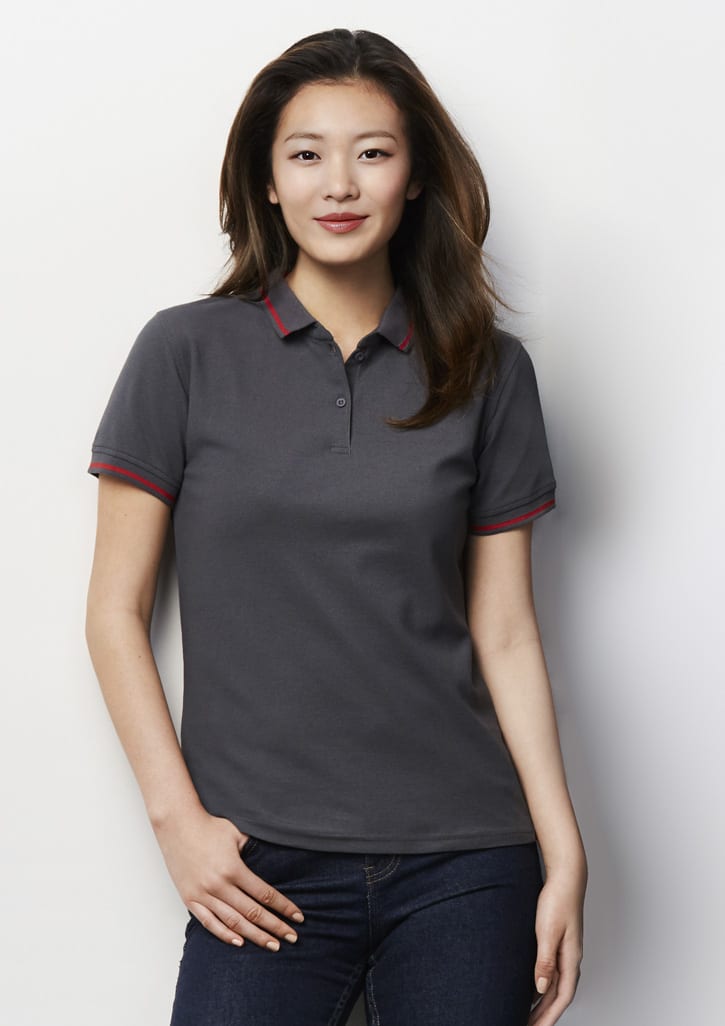 Womens Jet Short Sleeve Polo