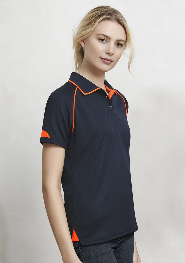 Womens Fusion Short Sleeve Polo