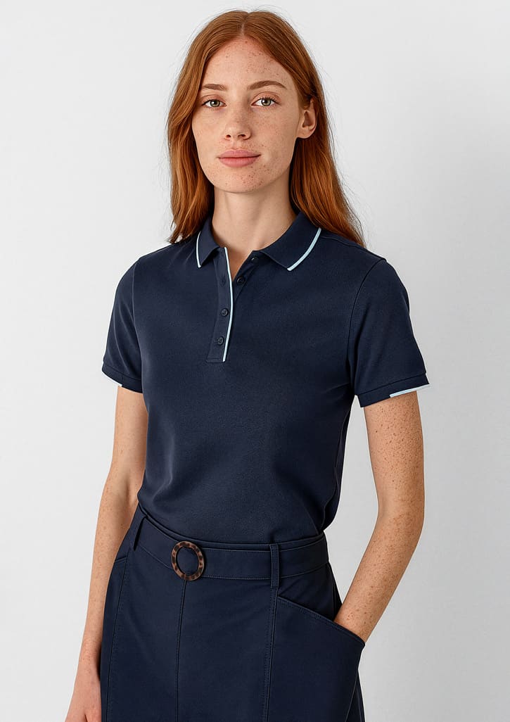 Womens Focus Short Sleeve Polo