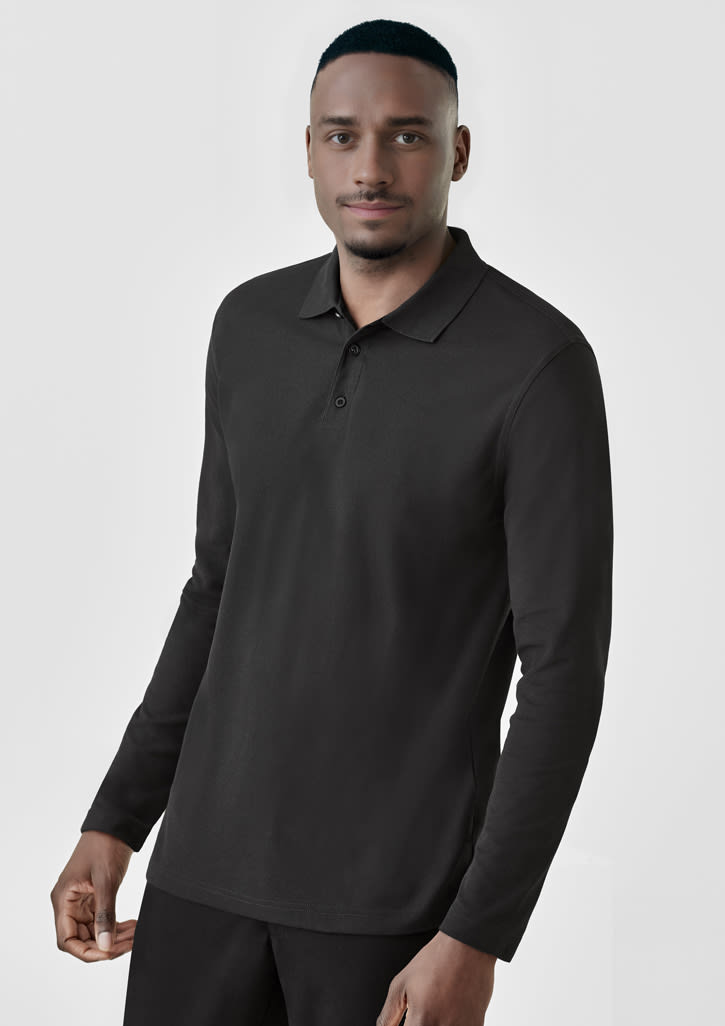 Crew Mens Long Sleeve Polo