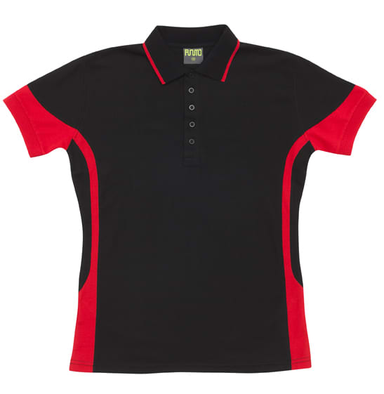 Women's Contrast Polycotton Polo