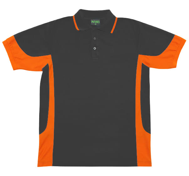 Mens Contrast Polo