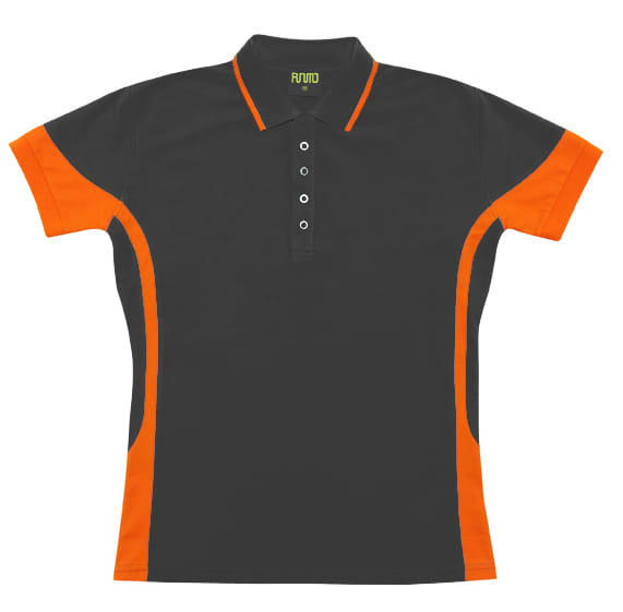 Women's Contrast Polycotton Polo