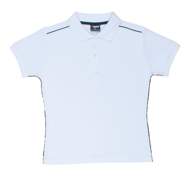 Women's Cotton Pique Knit With Piping
