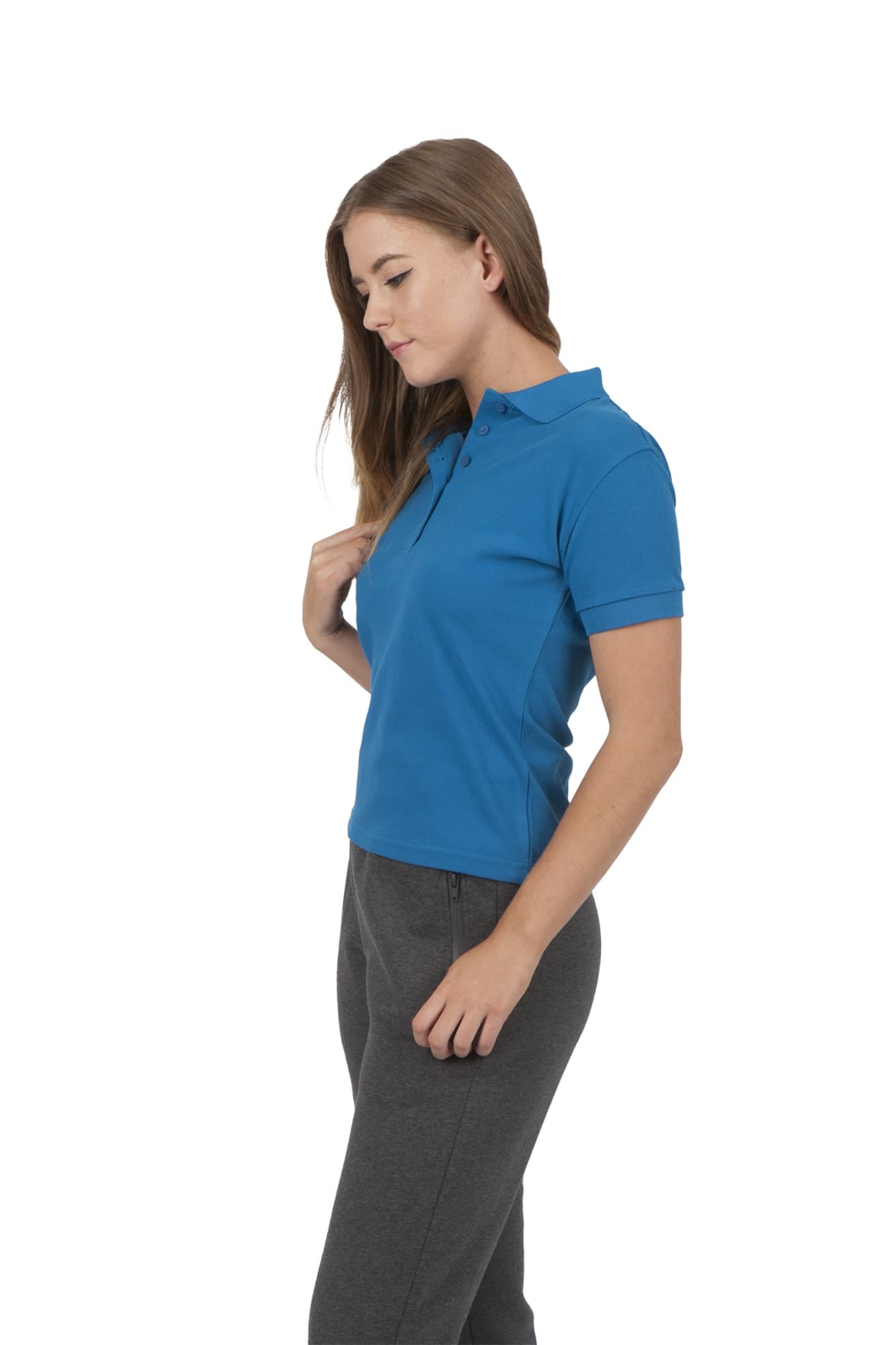 Women's Cotton Pigment Dyed Polo