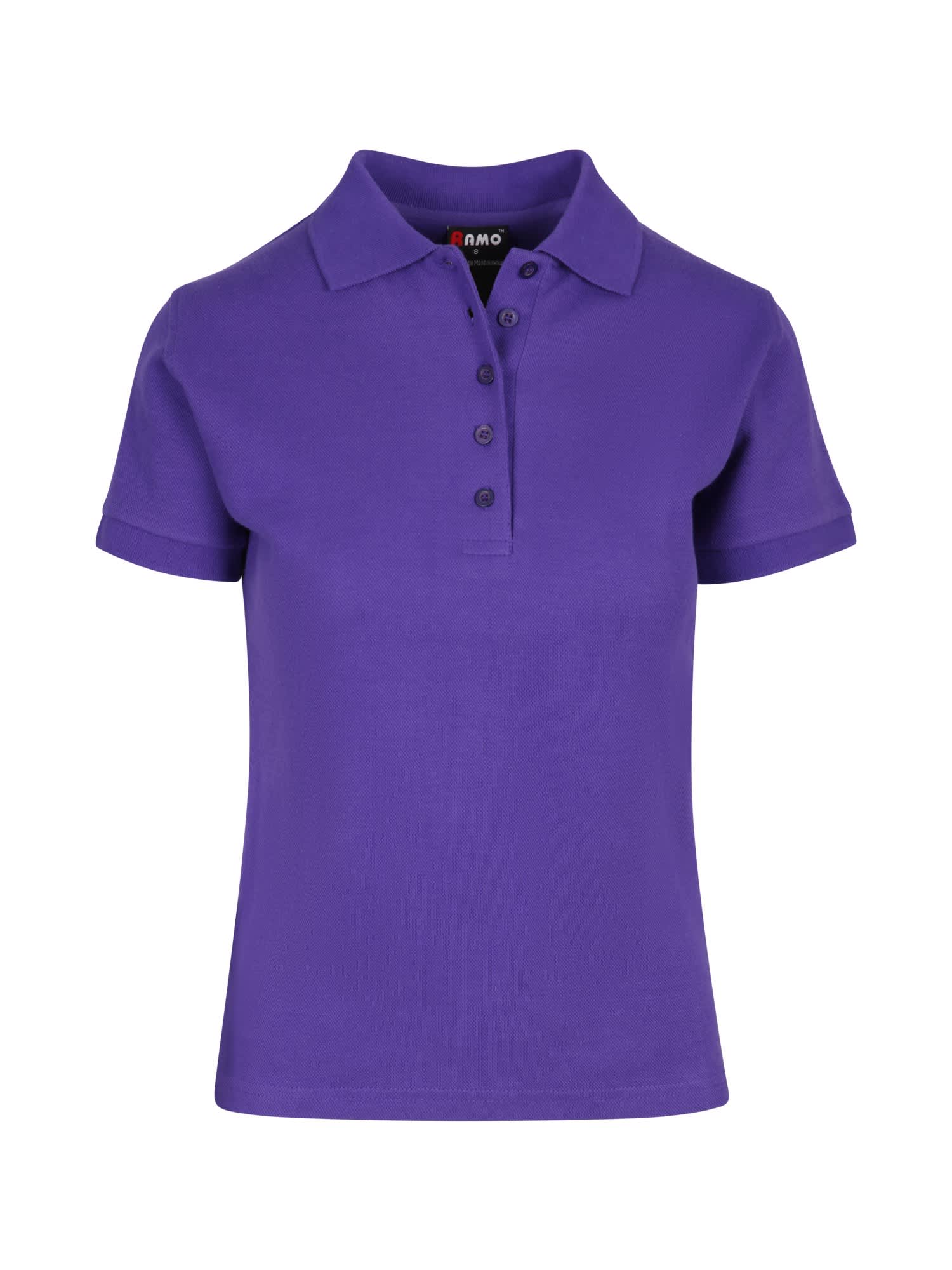 Womens 100% Cotton Pique Knit Polo