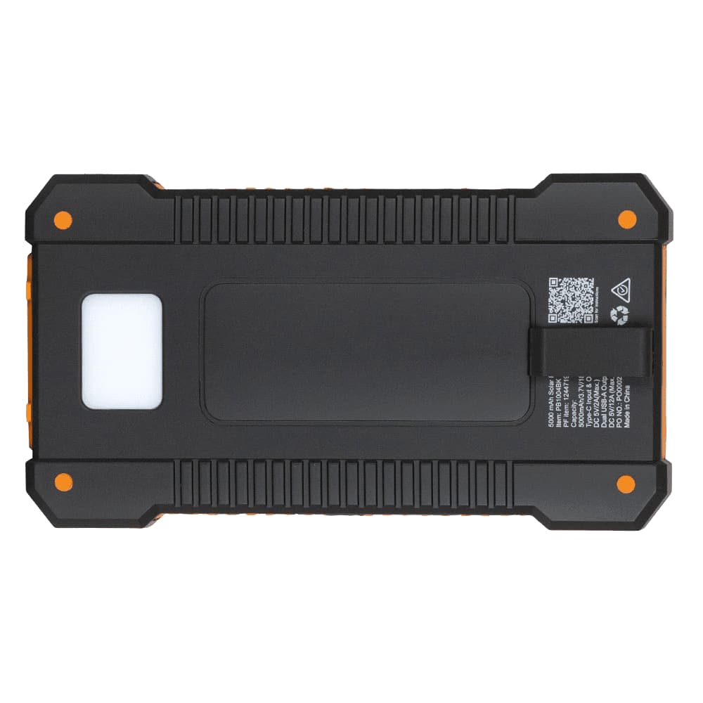 Radiant 5000 mAh Solar Power Bank