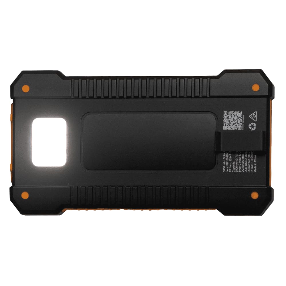 Radiant 5000 mAh Solar Power Bank