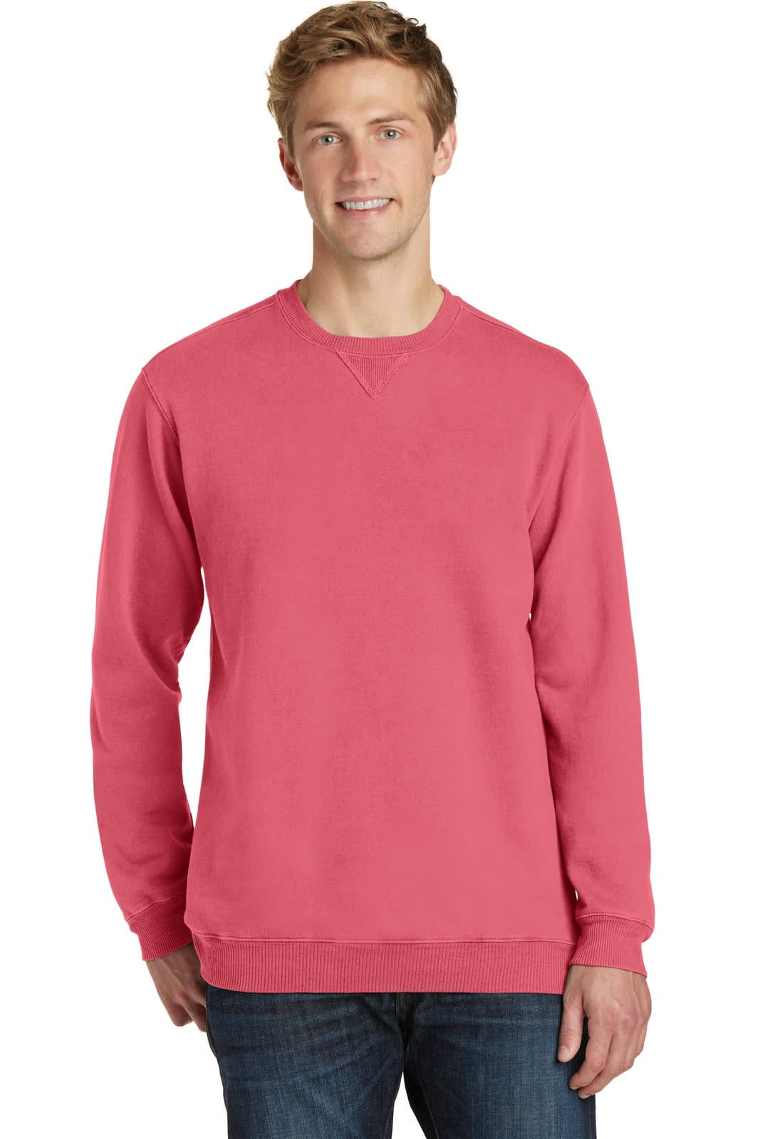 Port & Company Pigment-Dyed Crewneck Sweatshirt