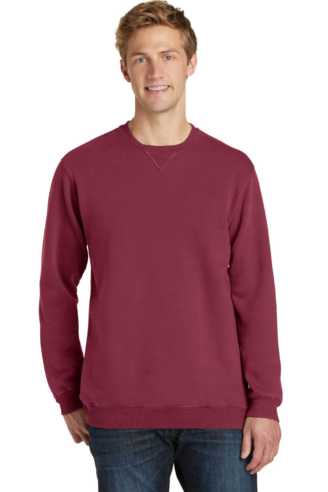 Port & Company Pigment-Dyed Crewneck Sweatshirt