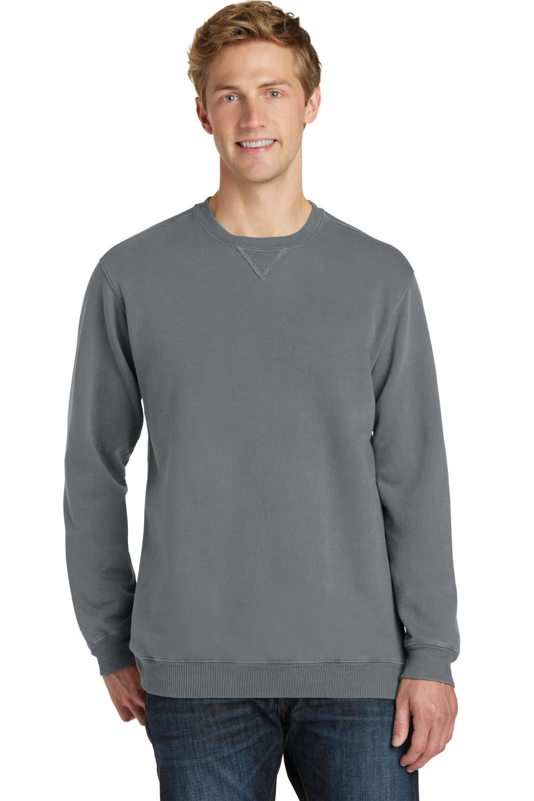 Port & Company Pigment-Dyed Crewneck Sweatshirt