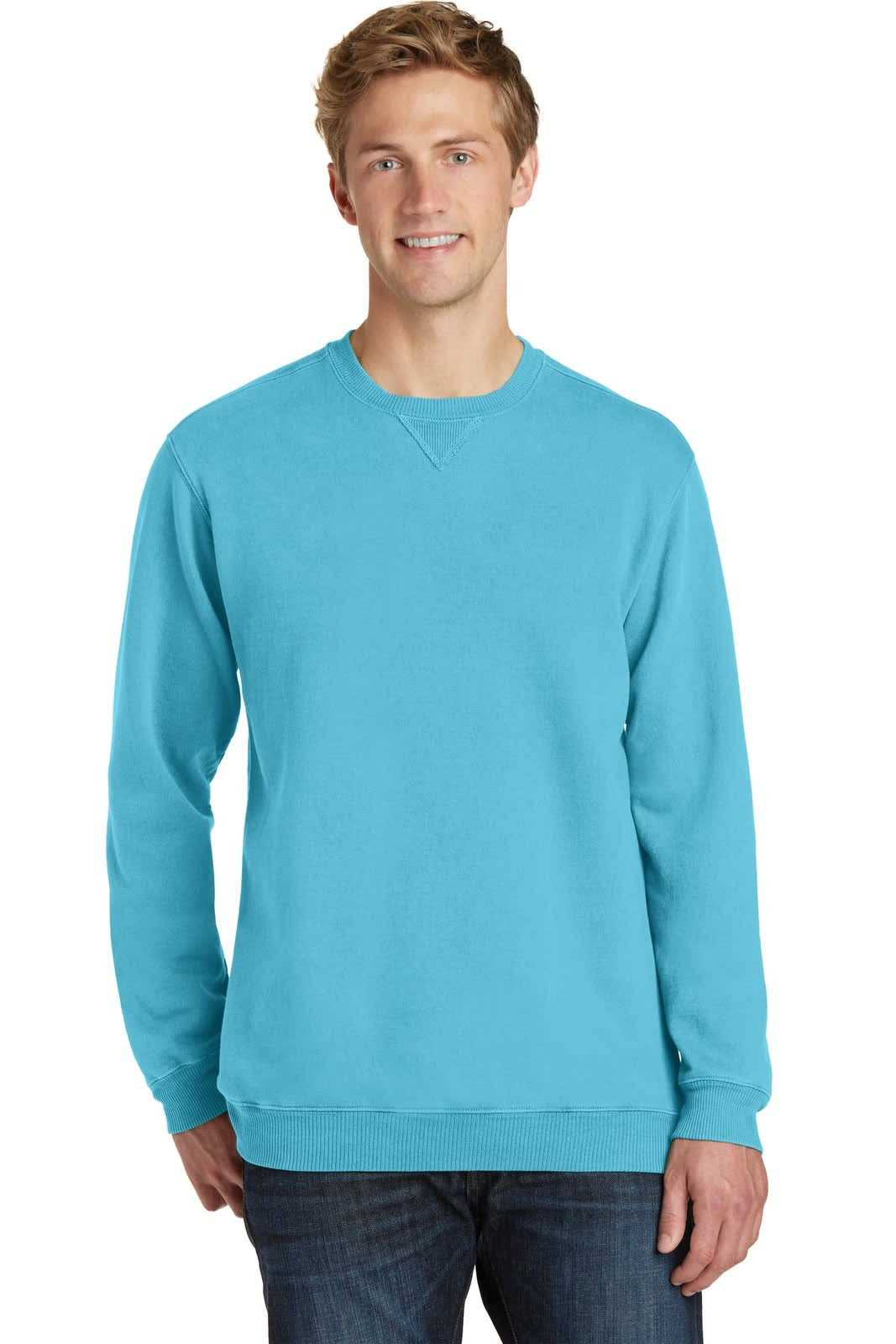 Port & Company Pigment-Dyed Crewneck Sweatshirt