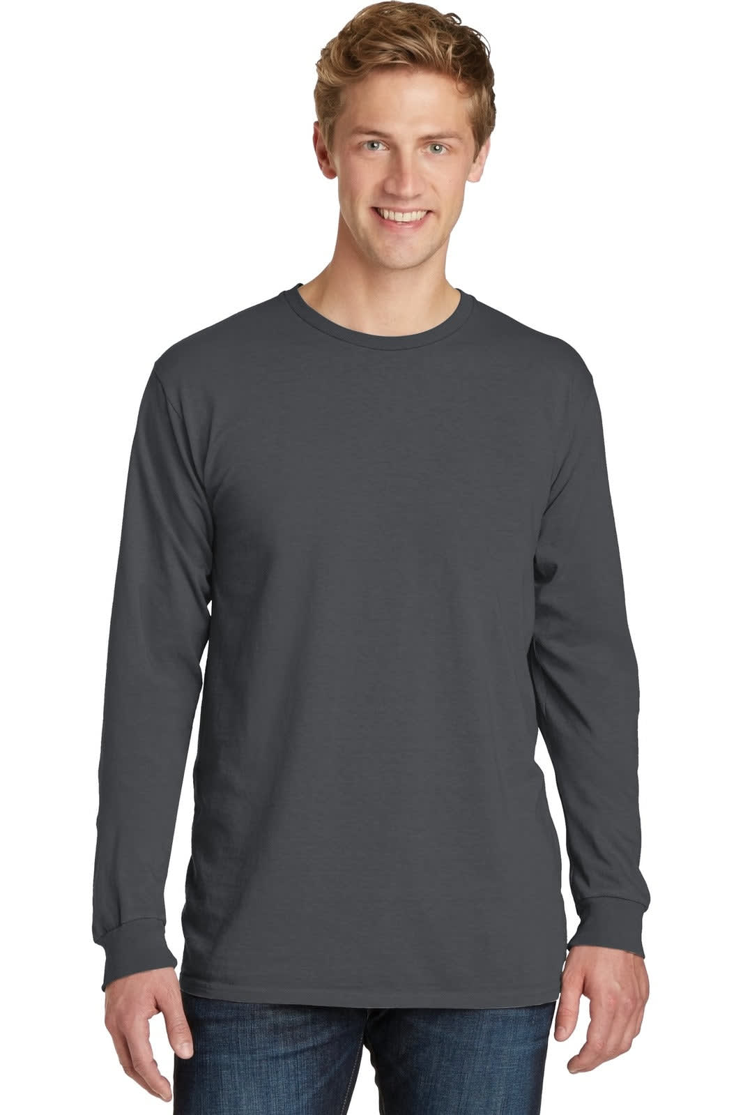 Port & Company Pigment-Dyed Long Sleeve Tee