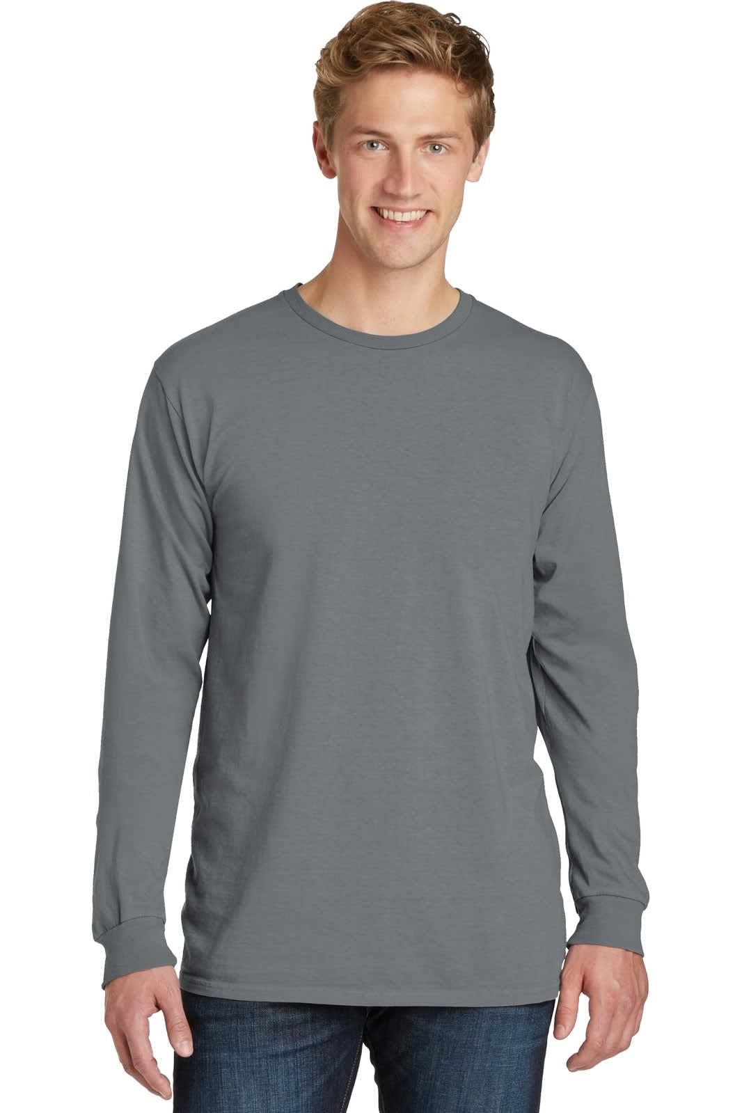 Port & Company Pigment-Dyed Long Sleeve Tee