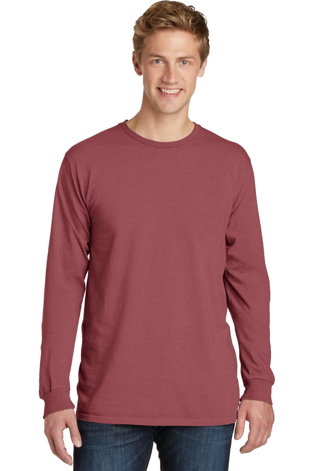 Port & Company Pigment-Dyed Long Sleeve Tee