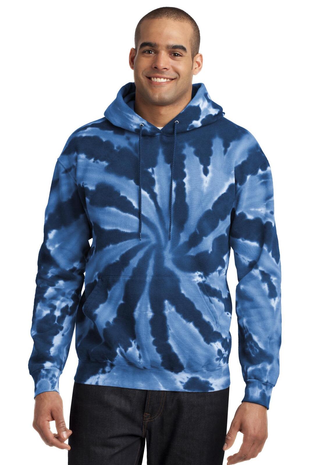 Port & Company Tie-Dye Pullover Hooded Sweatshirt
