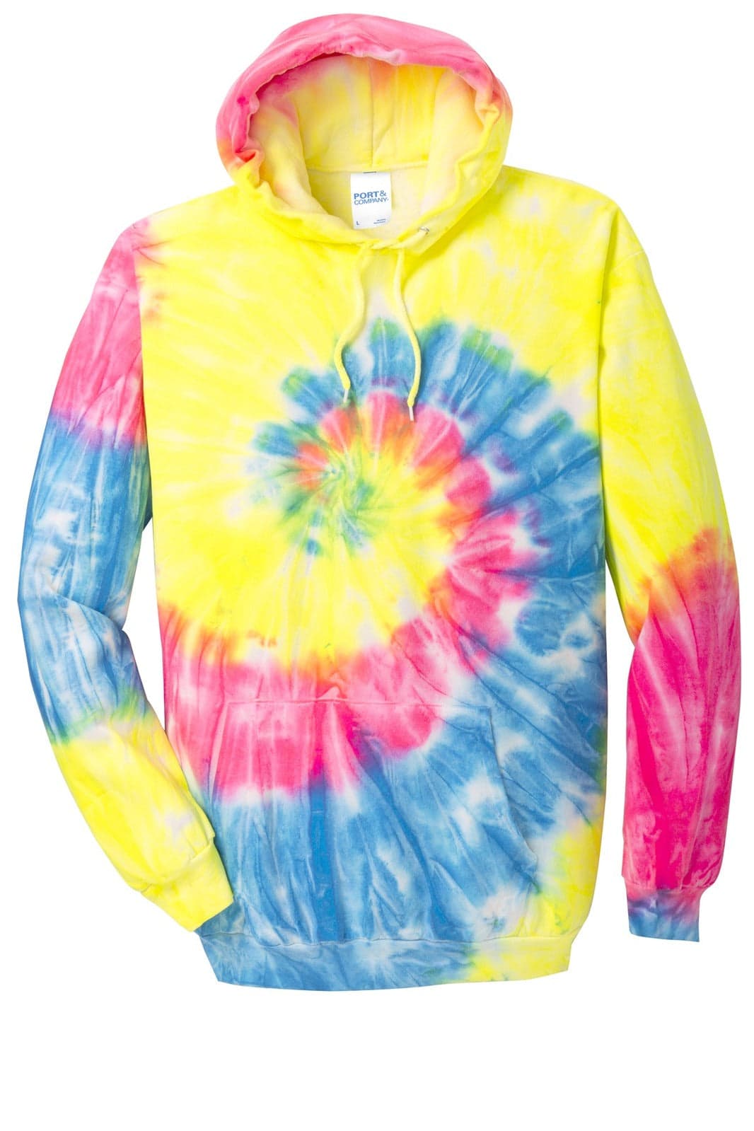 Port & Company Tie-Dye Pullover Hooded Sweatshirt