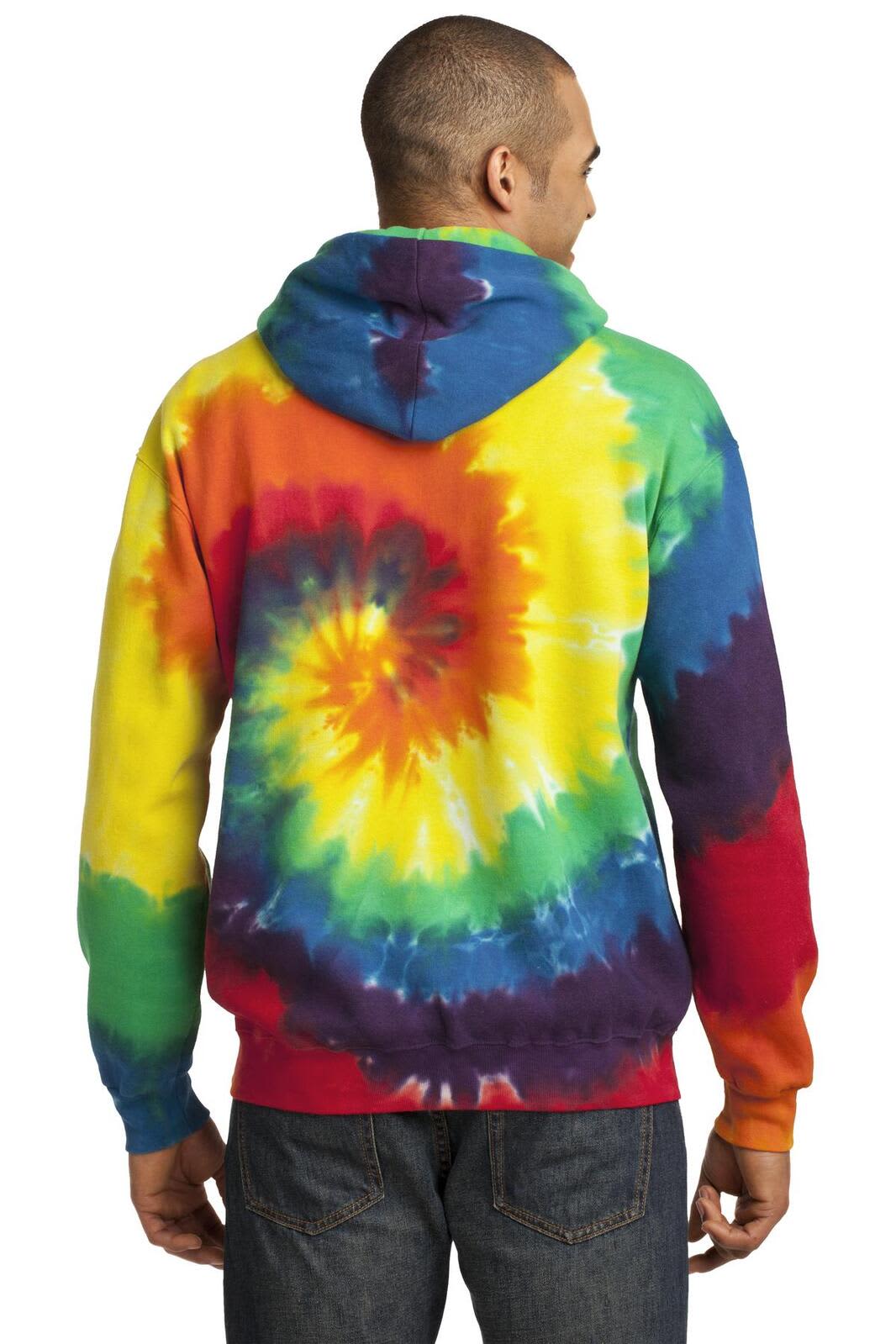 Port & Company Tie-Dye Pullover Hooded Sweatshirt
