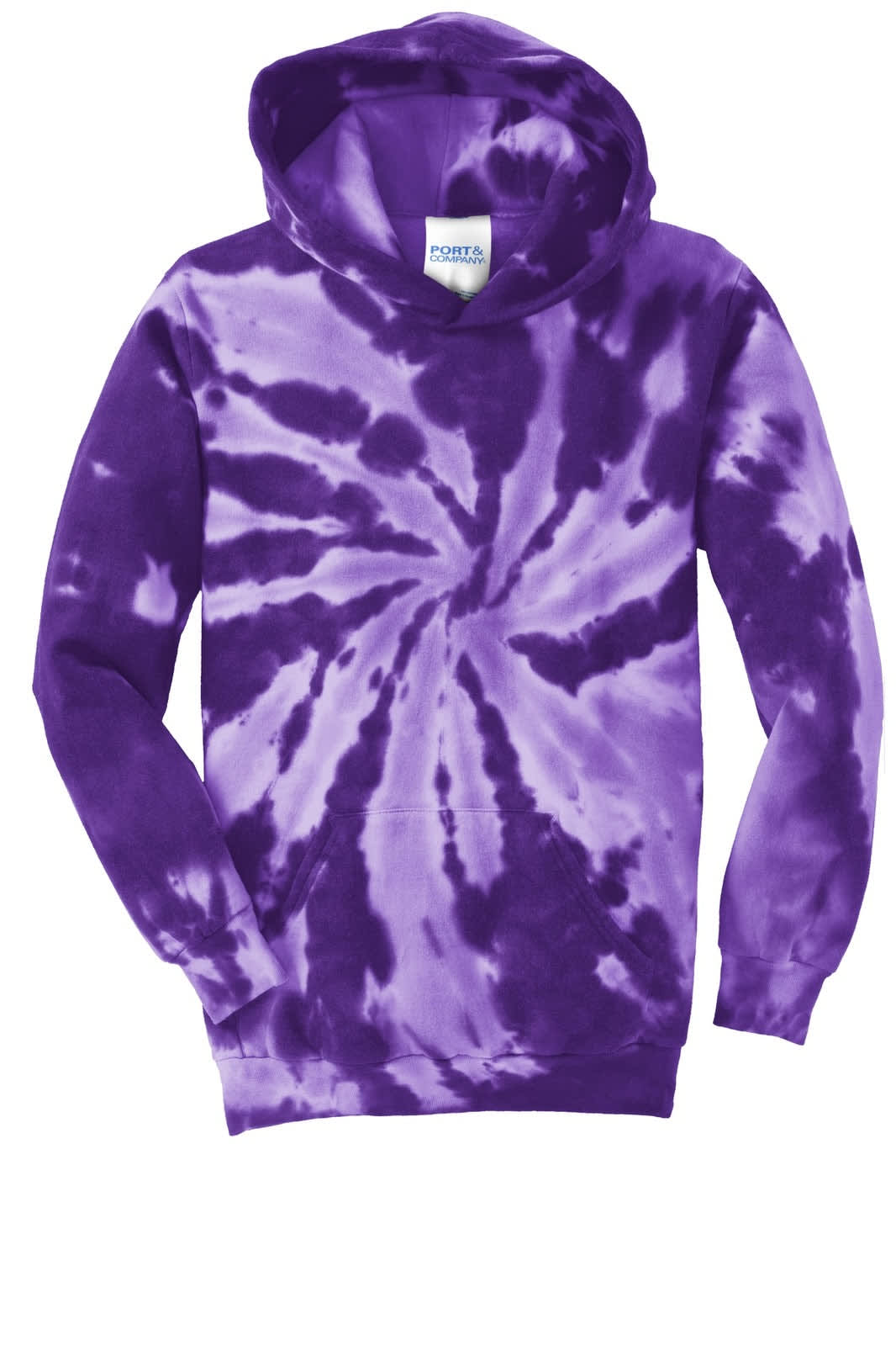Port & Company Youth Tie-Dye Pullover Hooded Sweatshirt