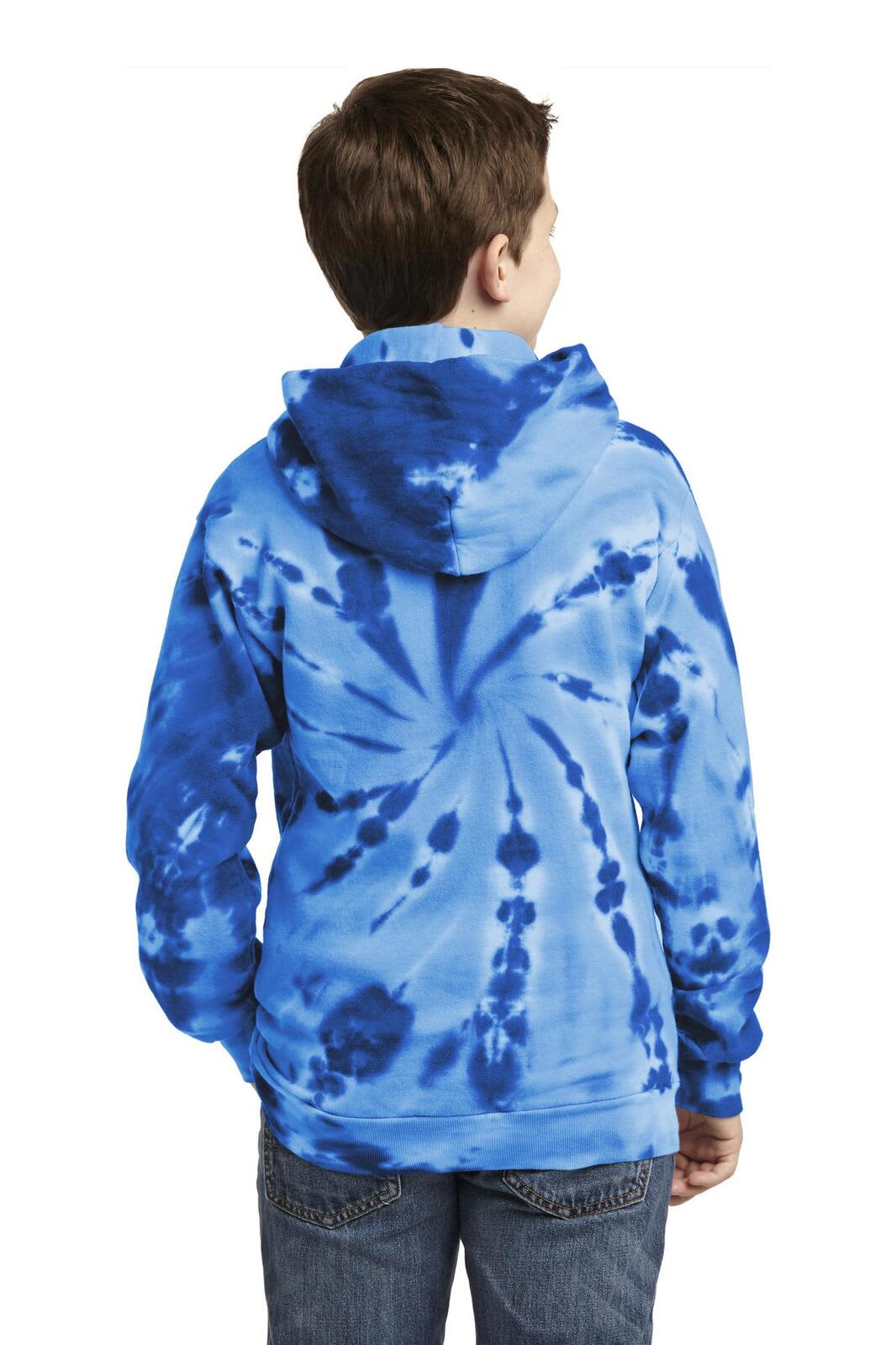 Port & Company Youth Tie-Dye Pullover Hooded Sweatshirt