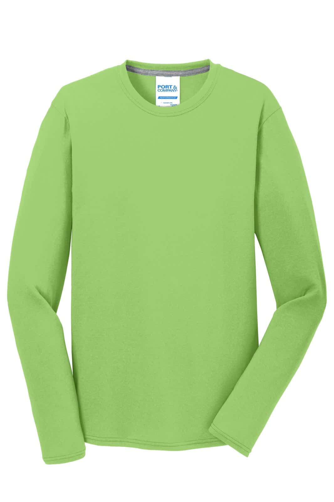 Port & Company Long Sleeve Performance Blend Tee