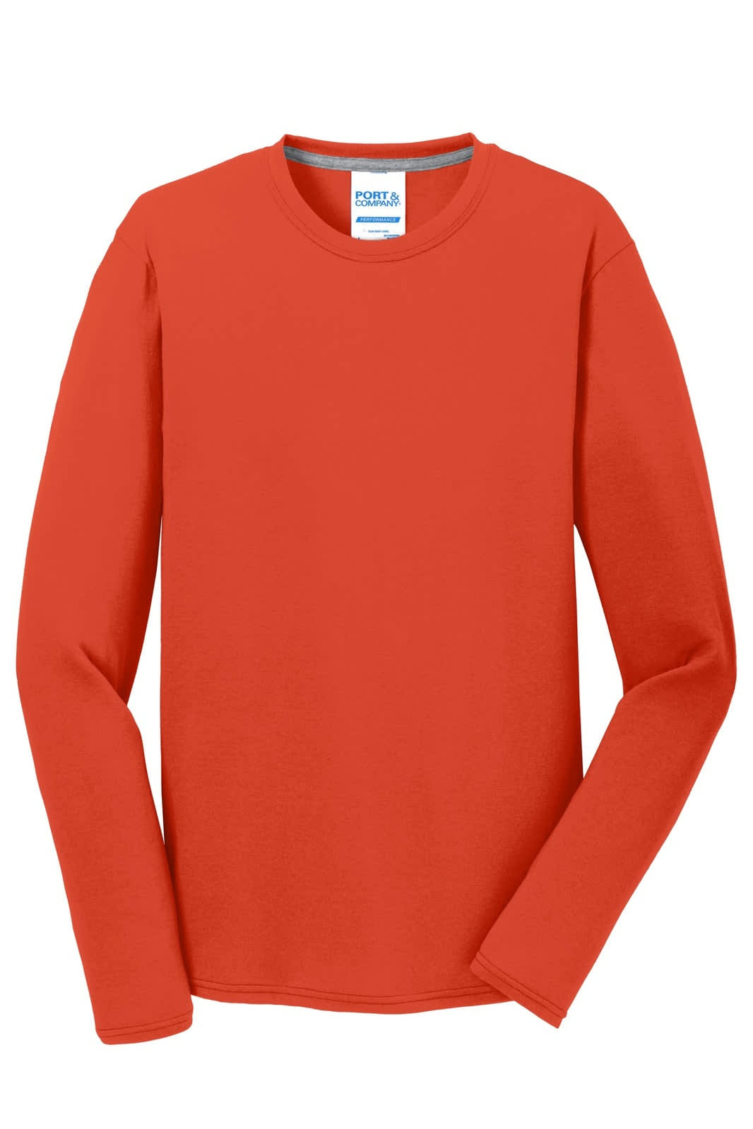 Port & Company Long Sleeve Performance Blend Tee