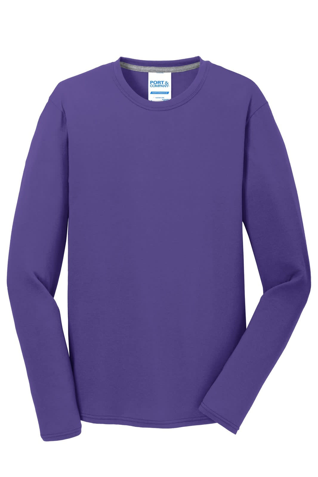 Port & Company Long Sleeve Performance Blend Tee