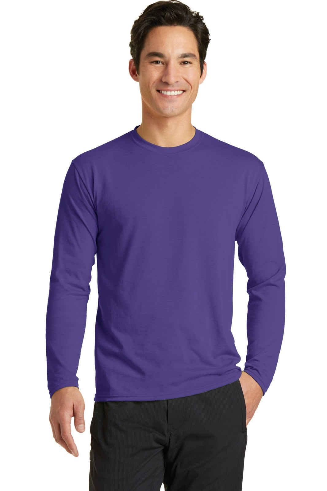 Port & Company Long Sleeve Performance Blend Tee