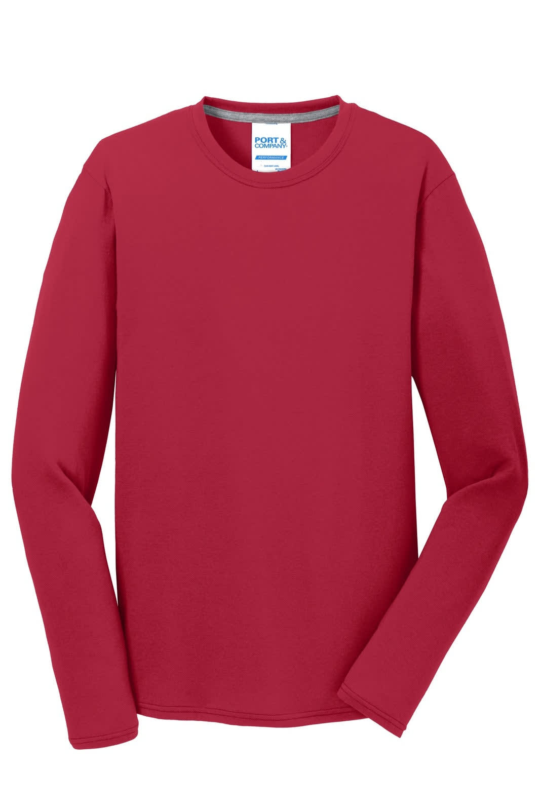 Port & Company Long Sleeve Performance Blend Tee