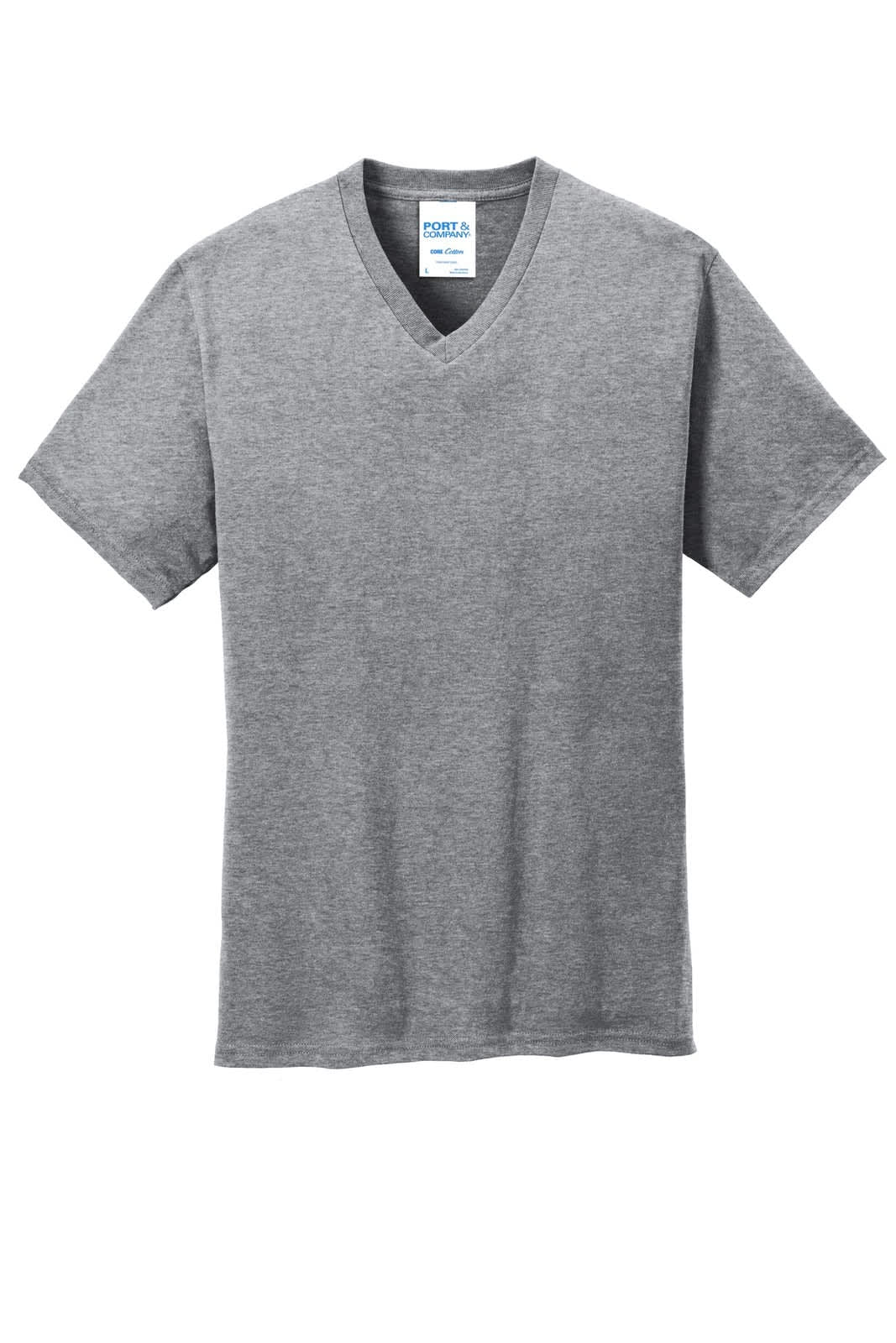 Port & Company Core Cotton V-Neck Tee
