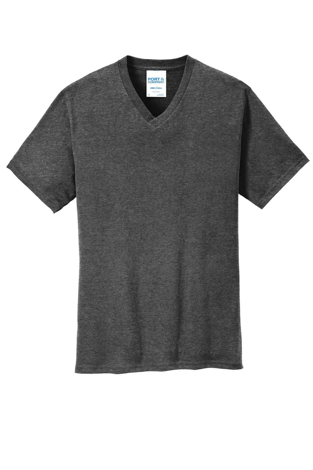 Port & Company Core Cotton V-Neck Tee