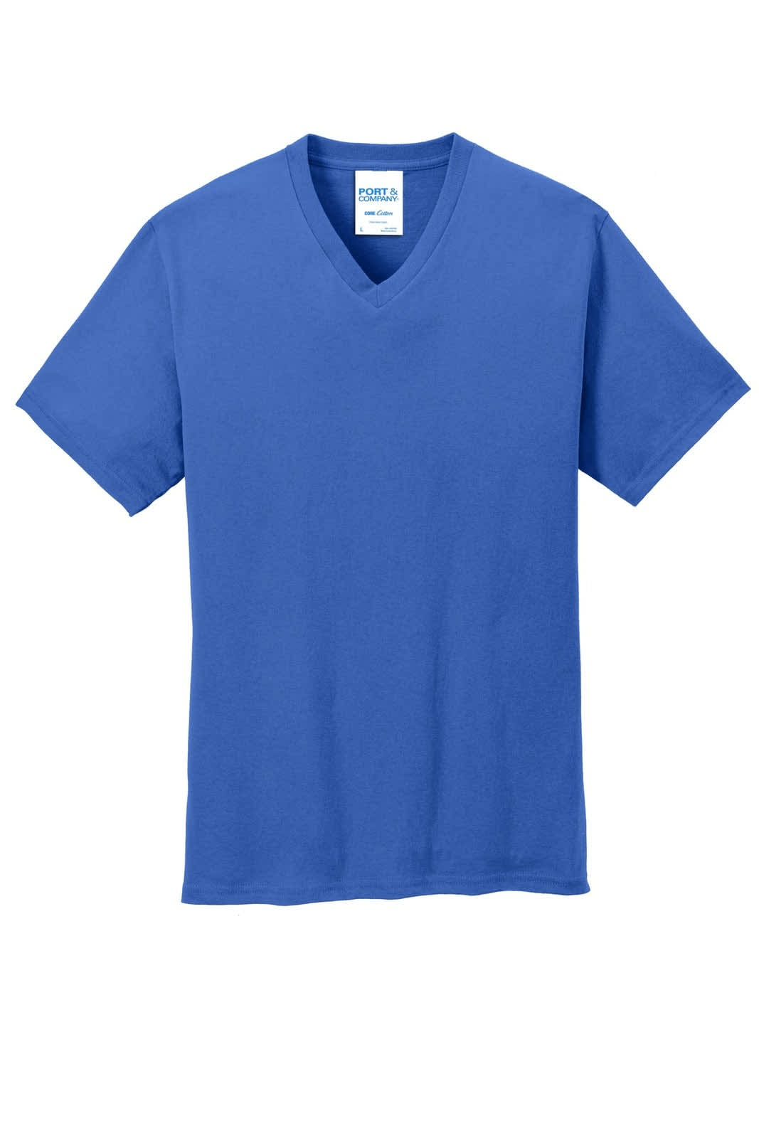 Port & Company Core Cotton V-Neck Tee