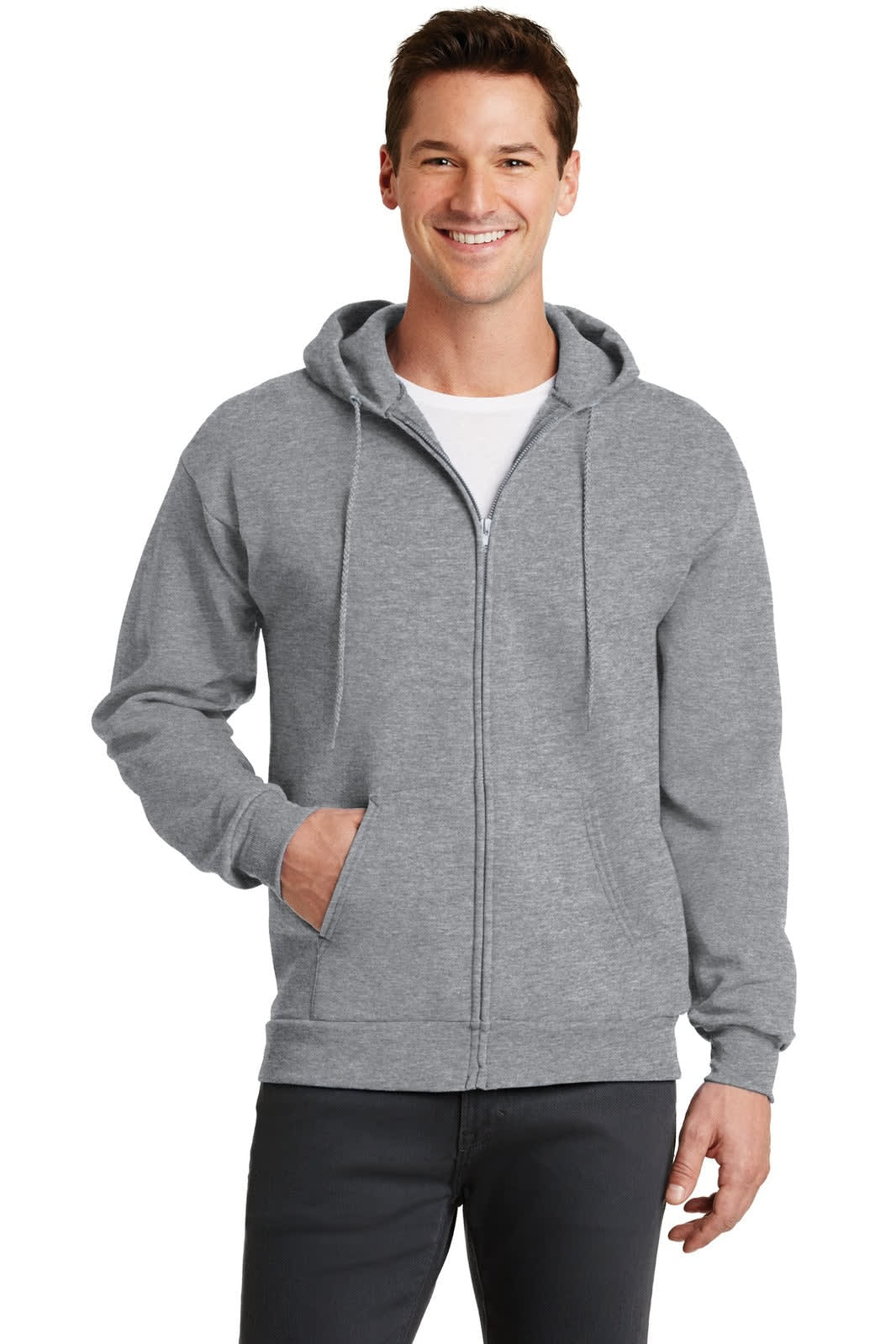 Port & Company - Core Fleece Full-Zip Hooded Sweatshirt