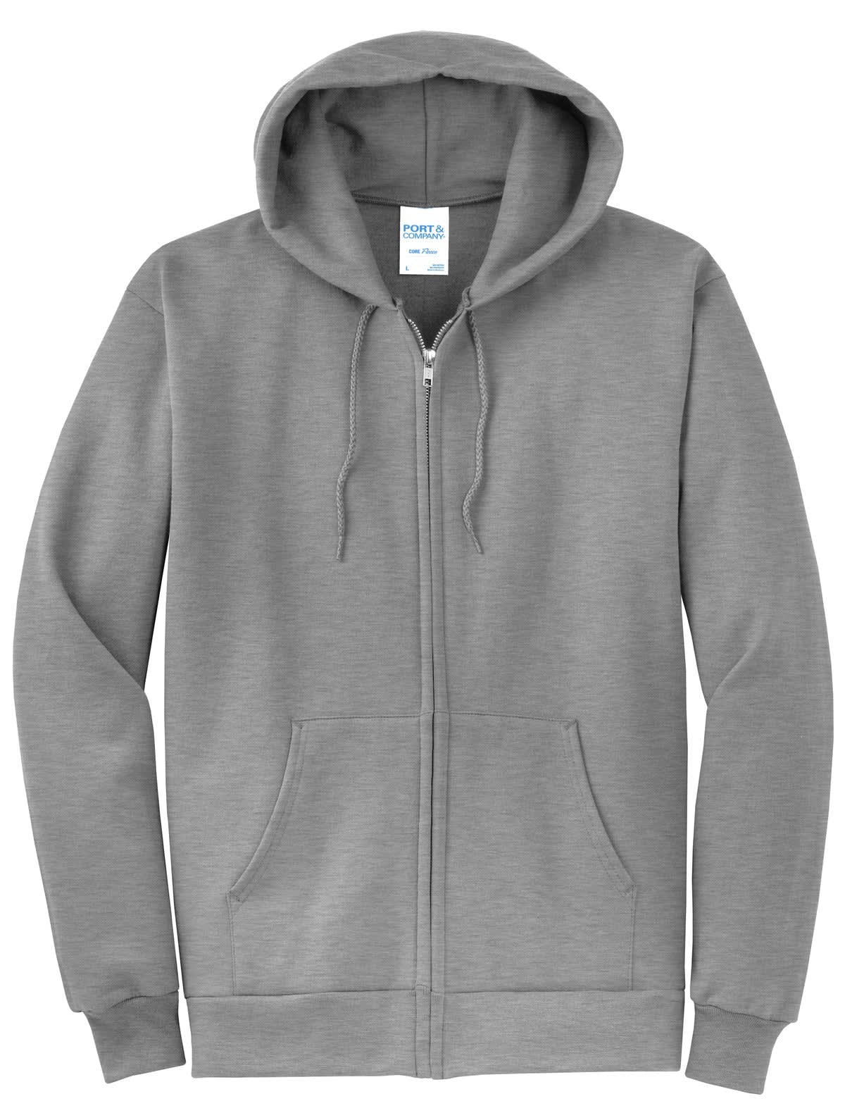 Port & Company - Core Fleece Full-Zip Hooded Sweatshirt