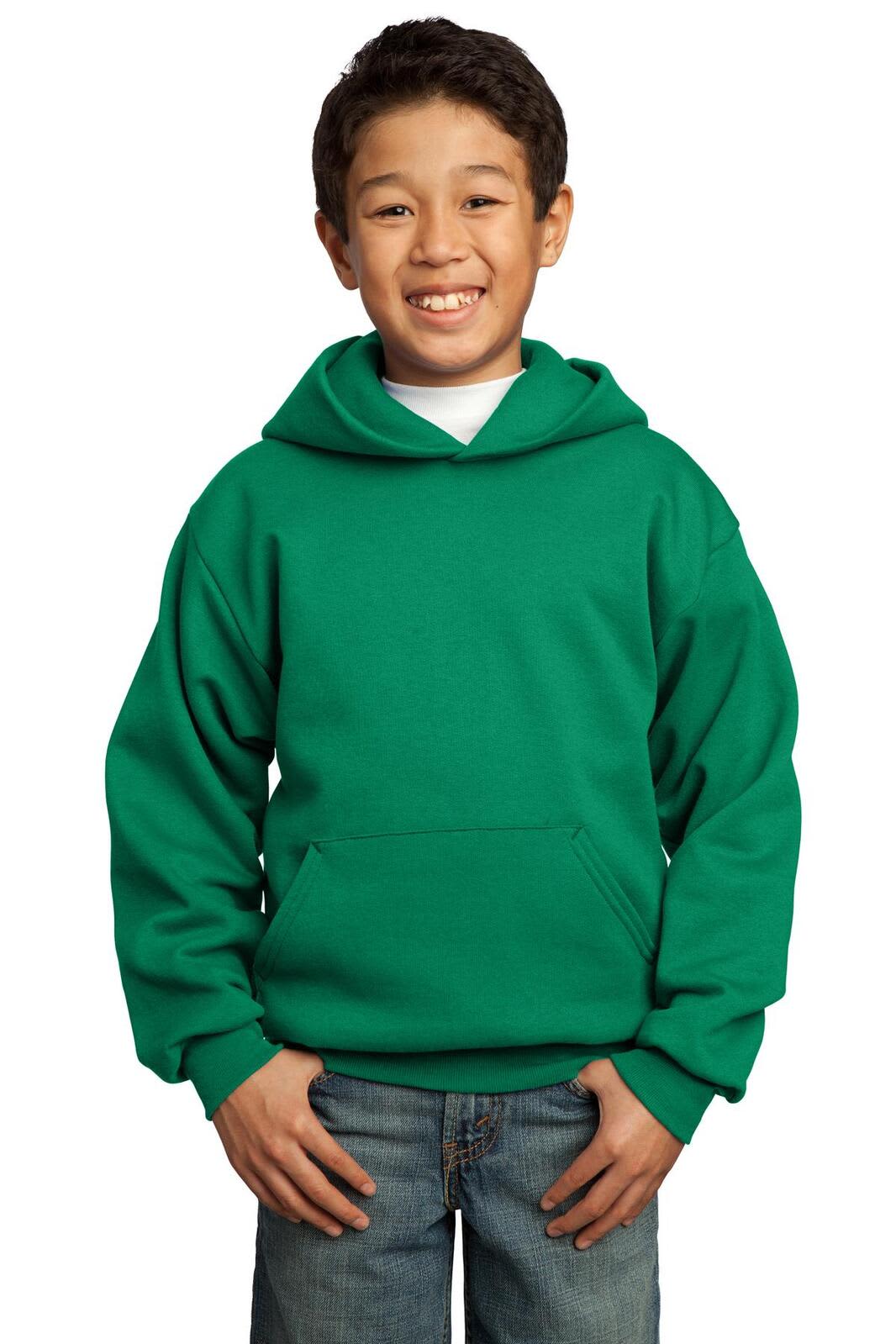Port & Company - Youth Core Fleece Pullover Hooded Sweatshirt