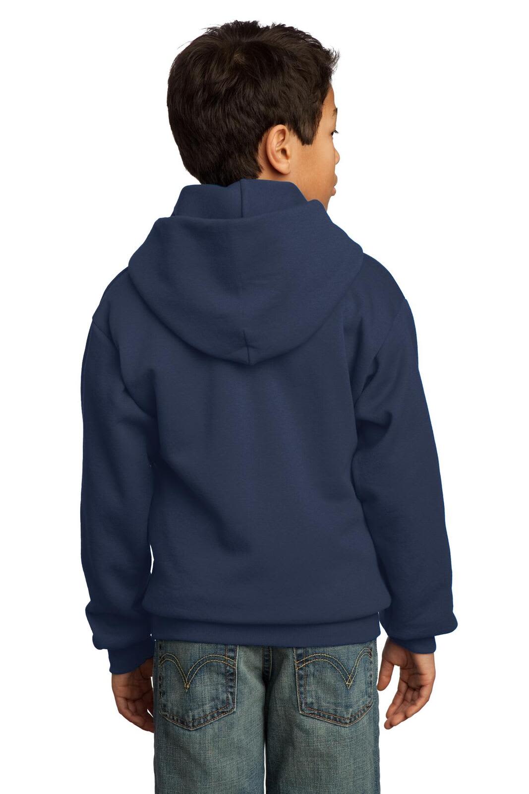 Port & Company - Youth Core Fleece Pullover Hooded Sweatshirt