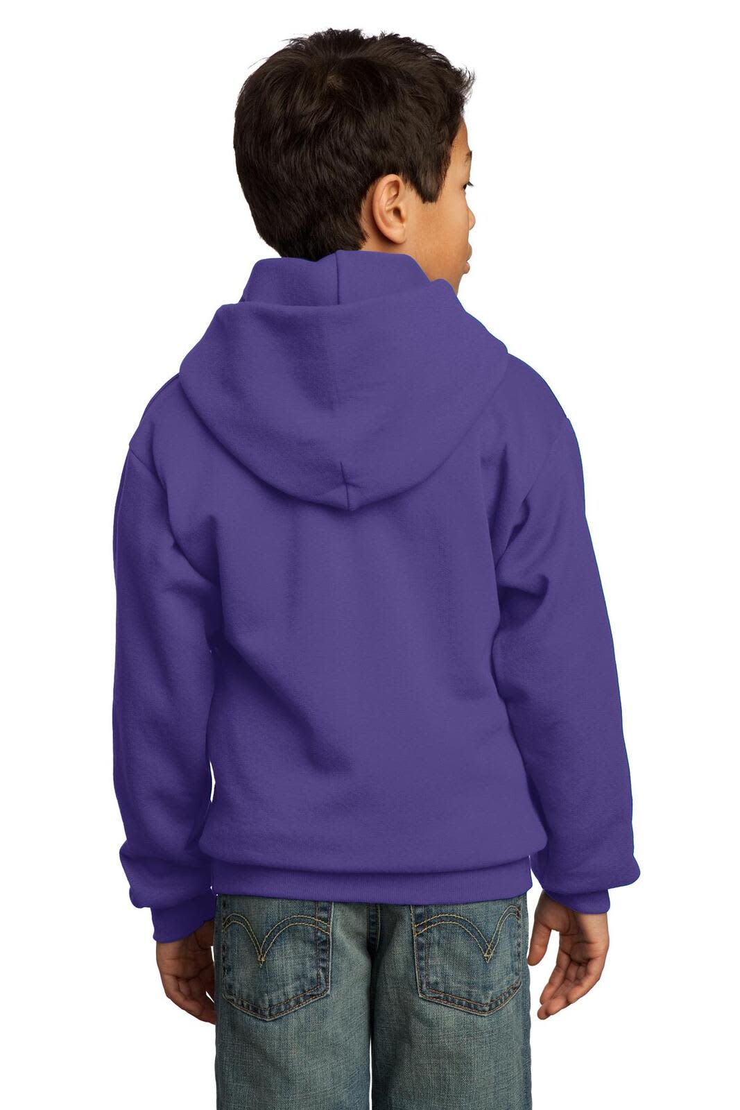 Port & Company - Youth Core Fleece Pullover Hooded Sweatshirt