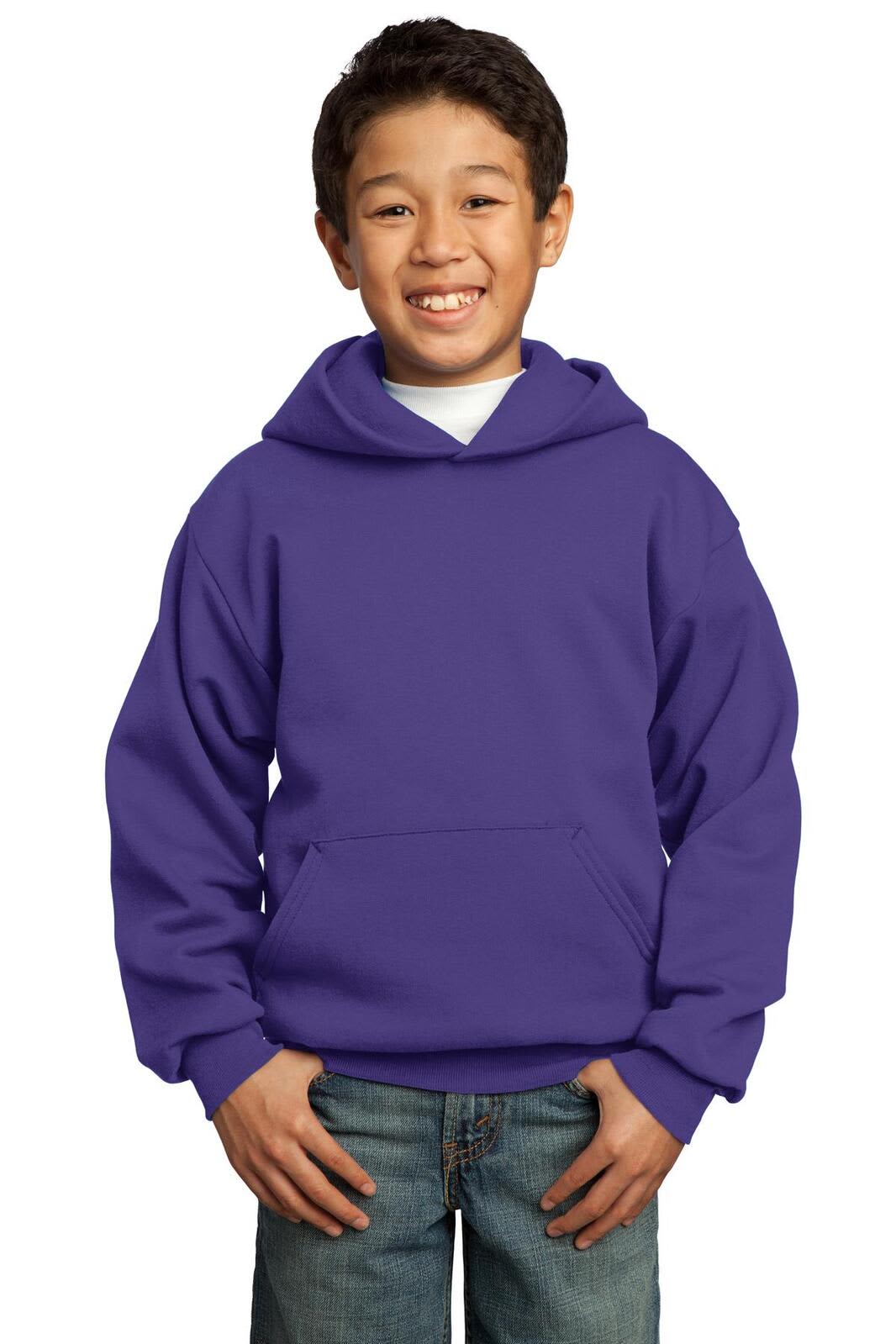 Port & Company - Youth Core Fleece Pullover Hooded Sweatshirt