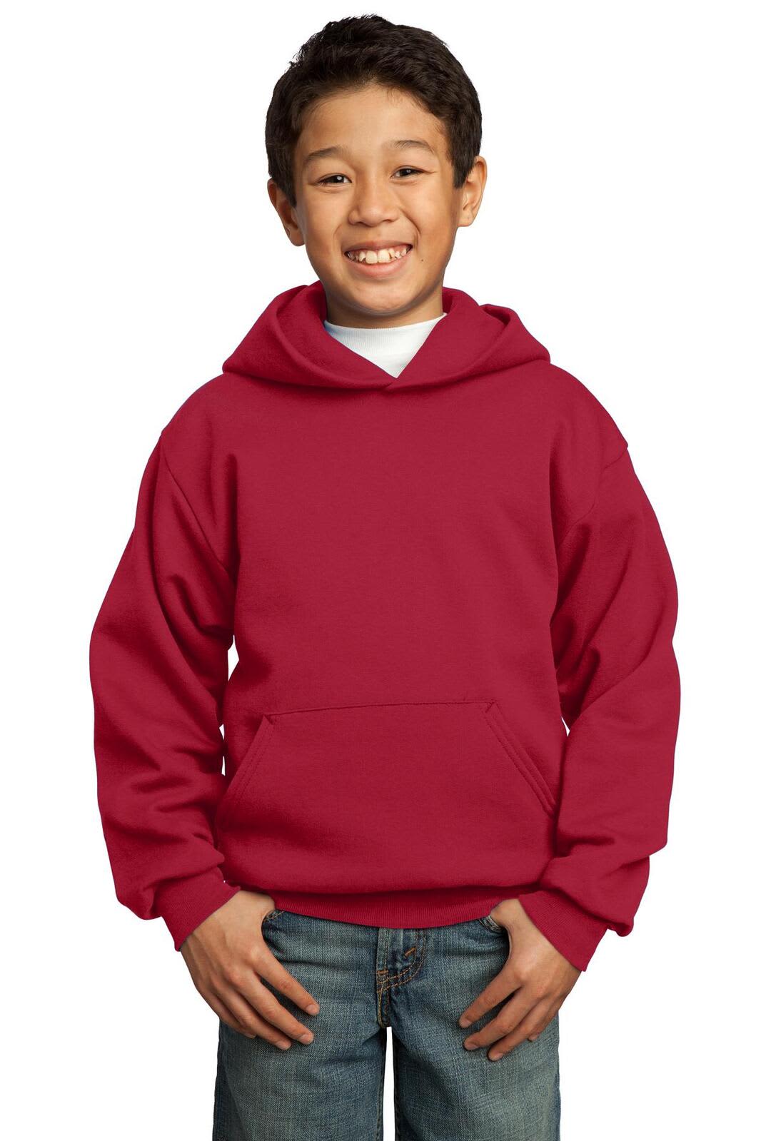 Port & Company - Youth Core Fleece Pullover Hooded Sweatshirt