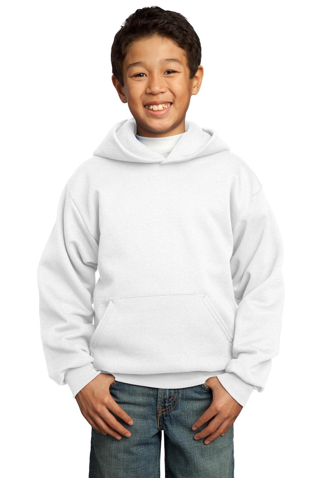 Port & Company - Youth Core Fleece Pullover Hooded Sweatshirt