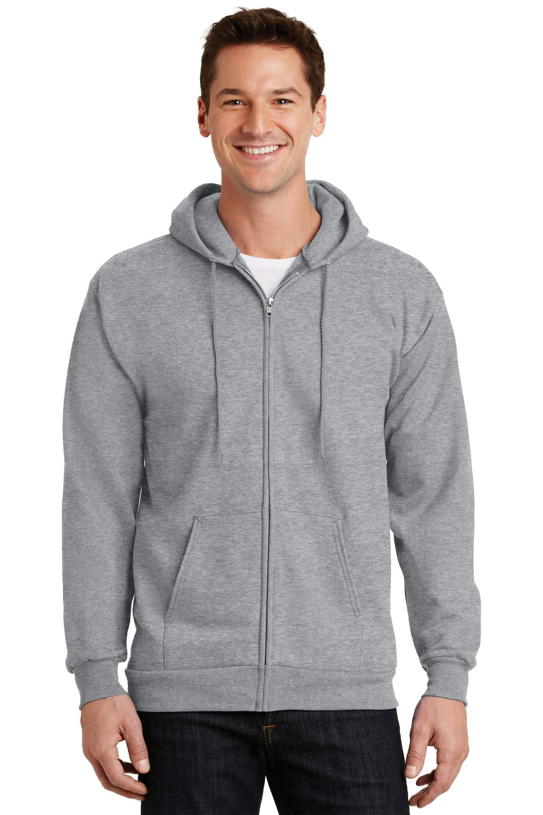 Port & Company -  Essential Fleece Full-Zip Hooded Sweatshirt