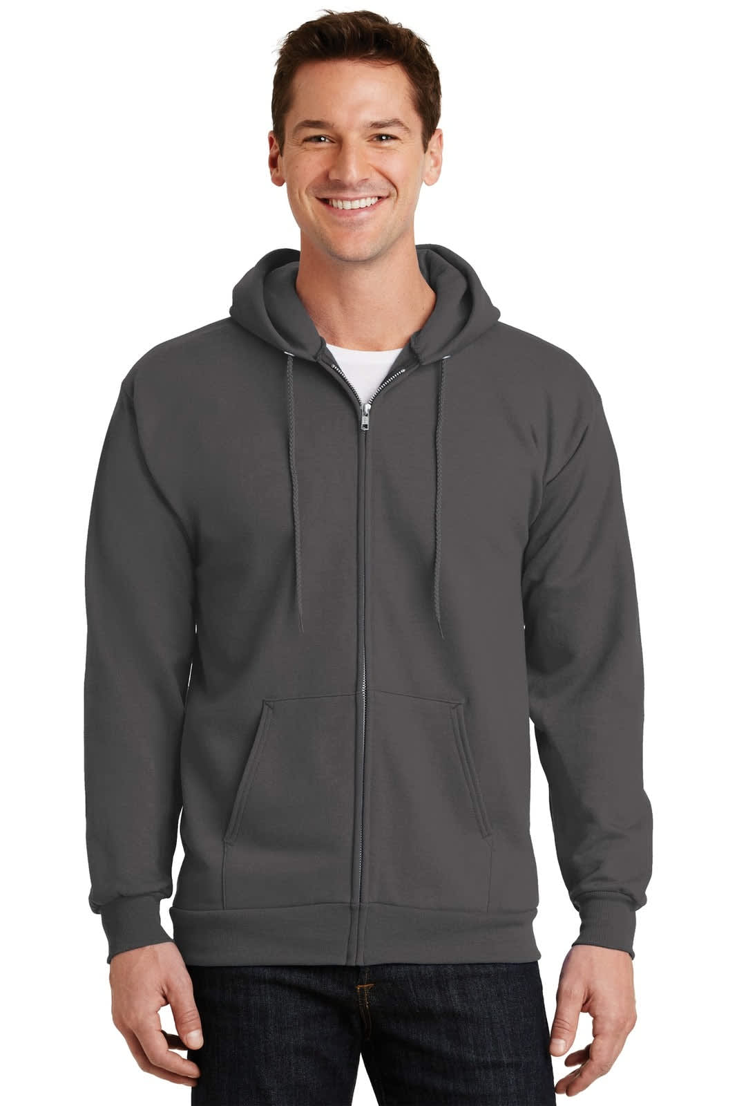 Port & Company -  Essential Fleece Full-Zip Hooded Sweatshirt