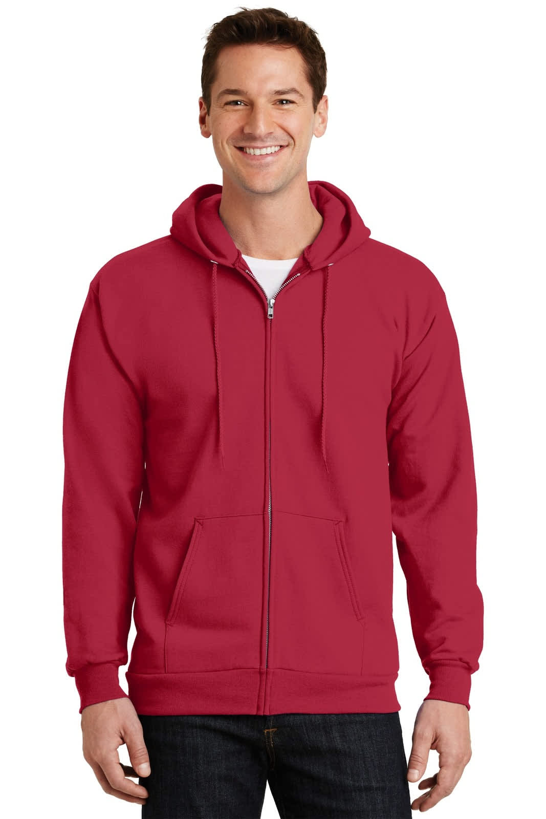Port & Company -  Essential Fleece Full-Zip Hooded Sweatshirt