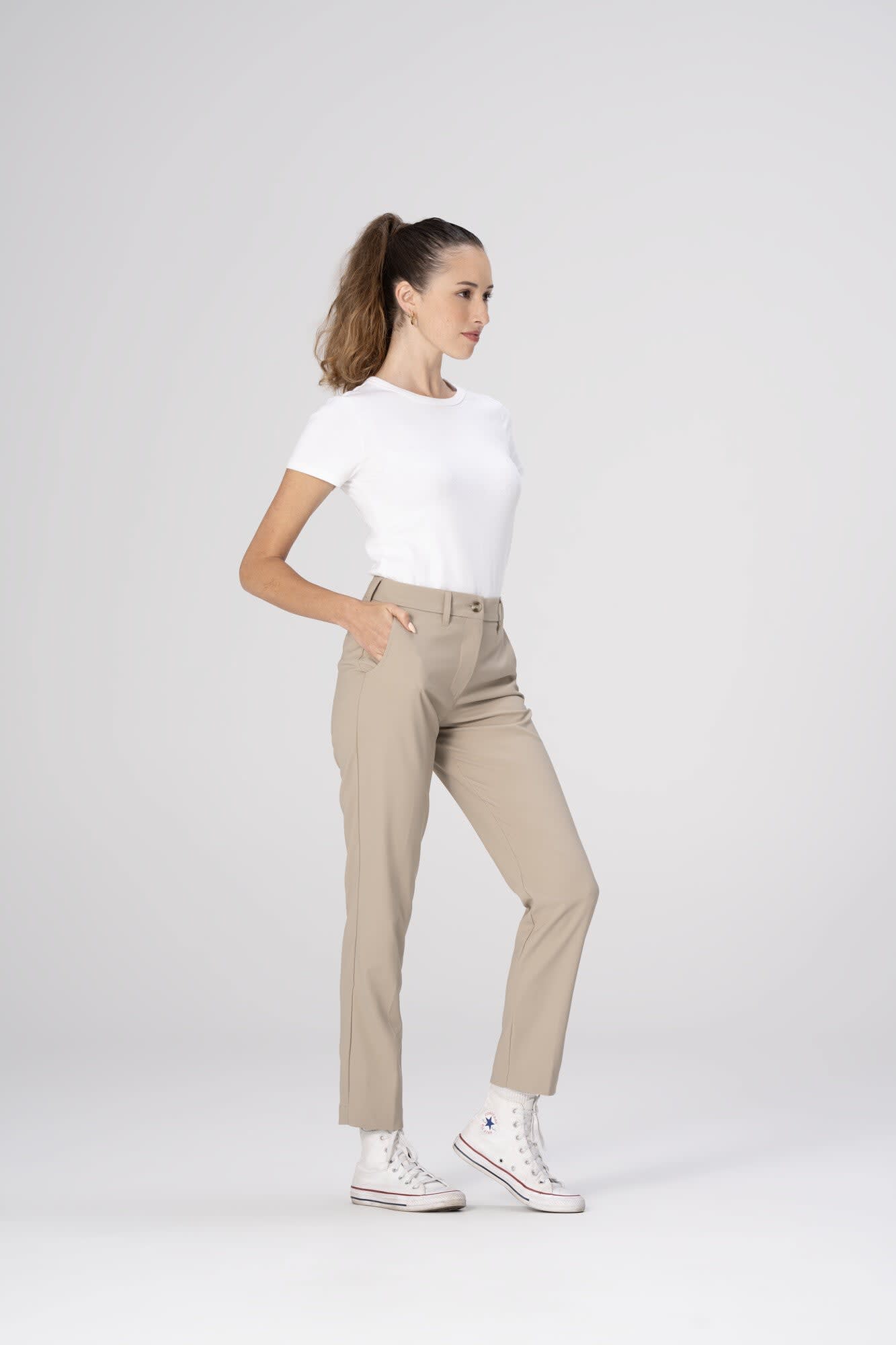 Chino Women's Poly Stretch Pants