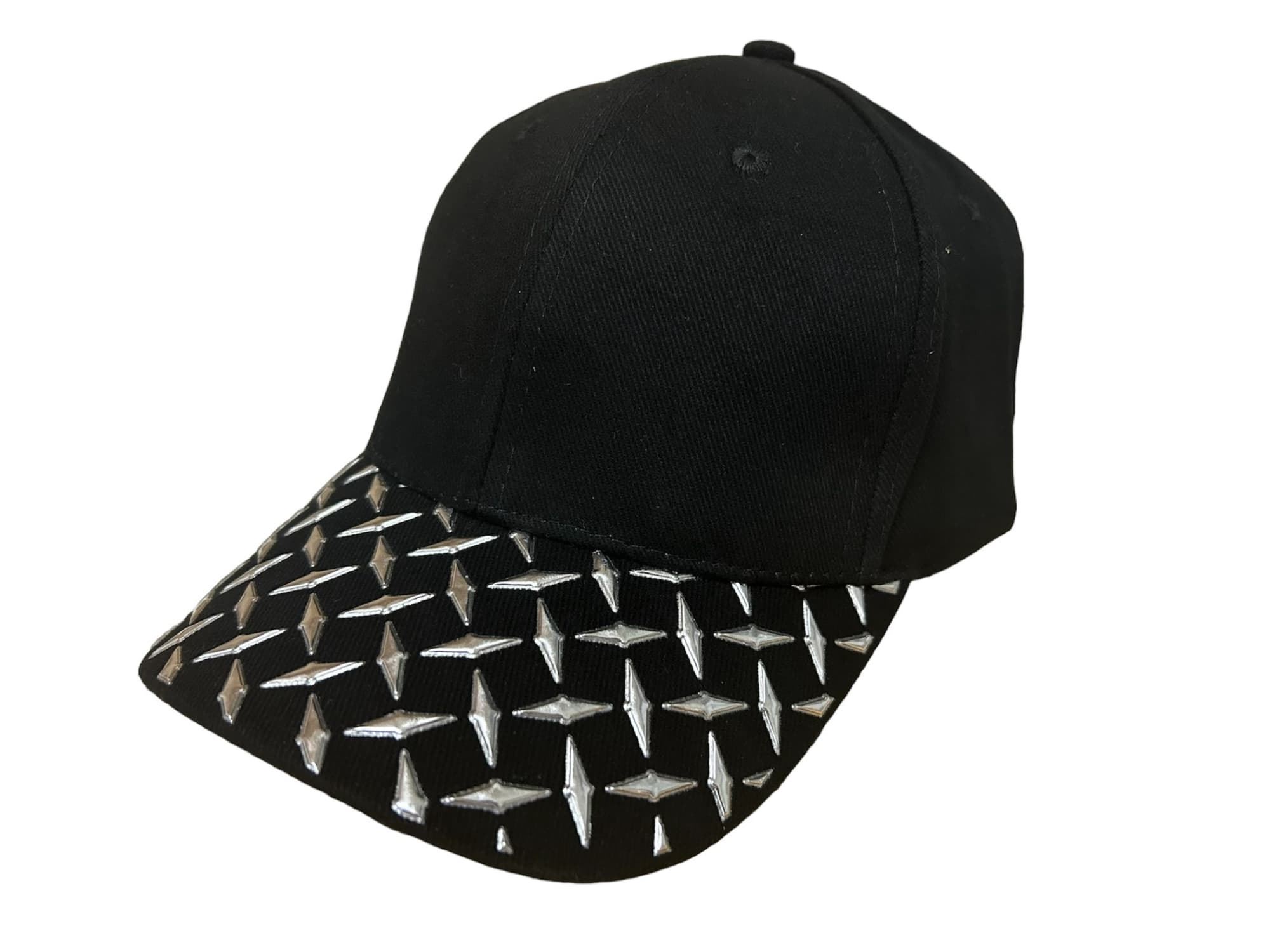 Brushed Heavy Cotton with Checker Plate on Peak