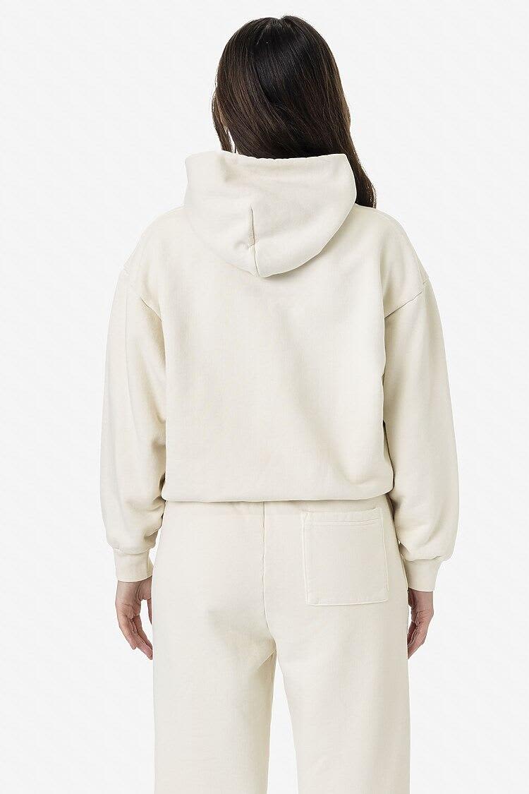 Garment Dye Plush Fleece Pullover Hoodie