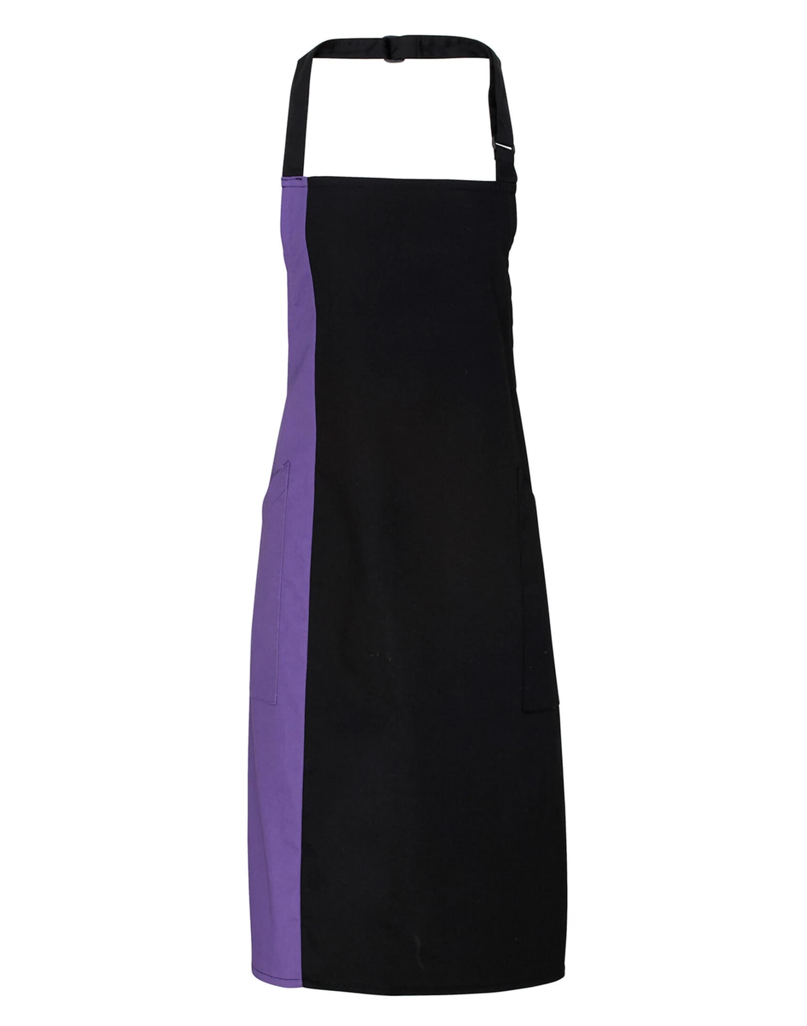 Contrast Bib Apron