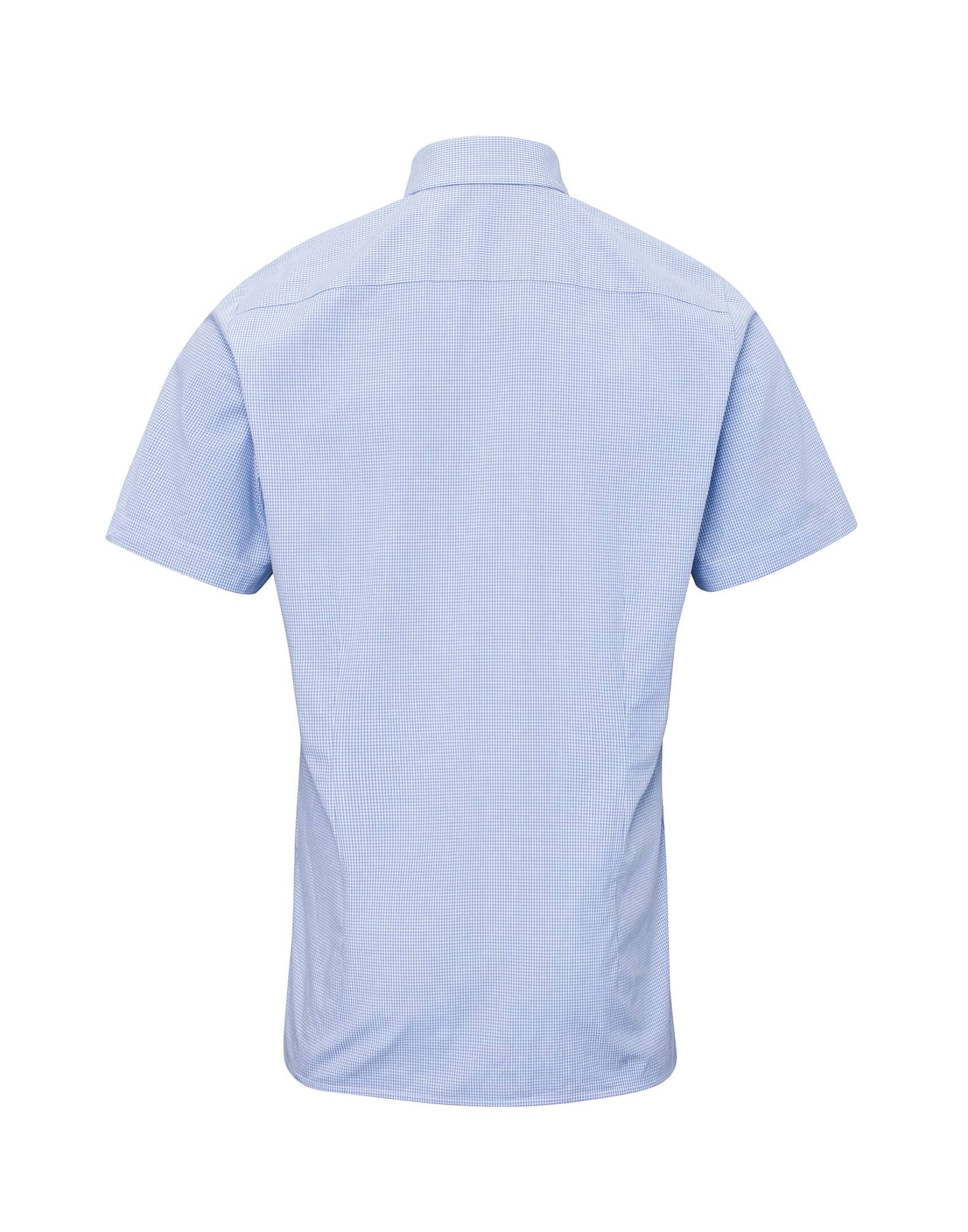 Microcheck S-S Cotton Shirt