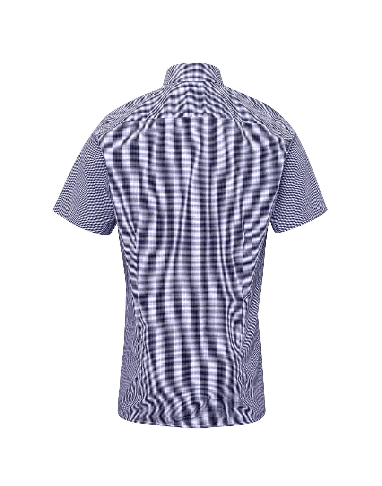 Microcheck S-S Cotton Shirt